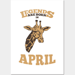 April The Baby Giraffe Posters and Art